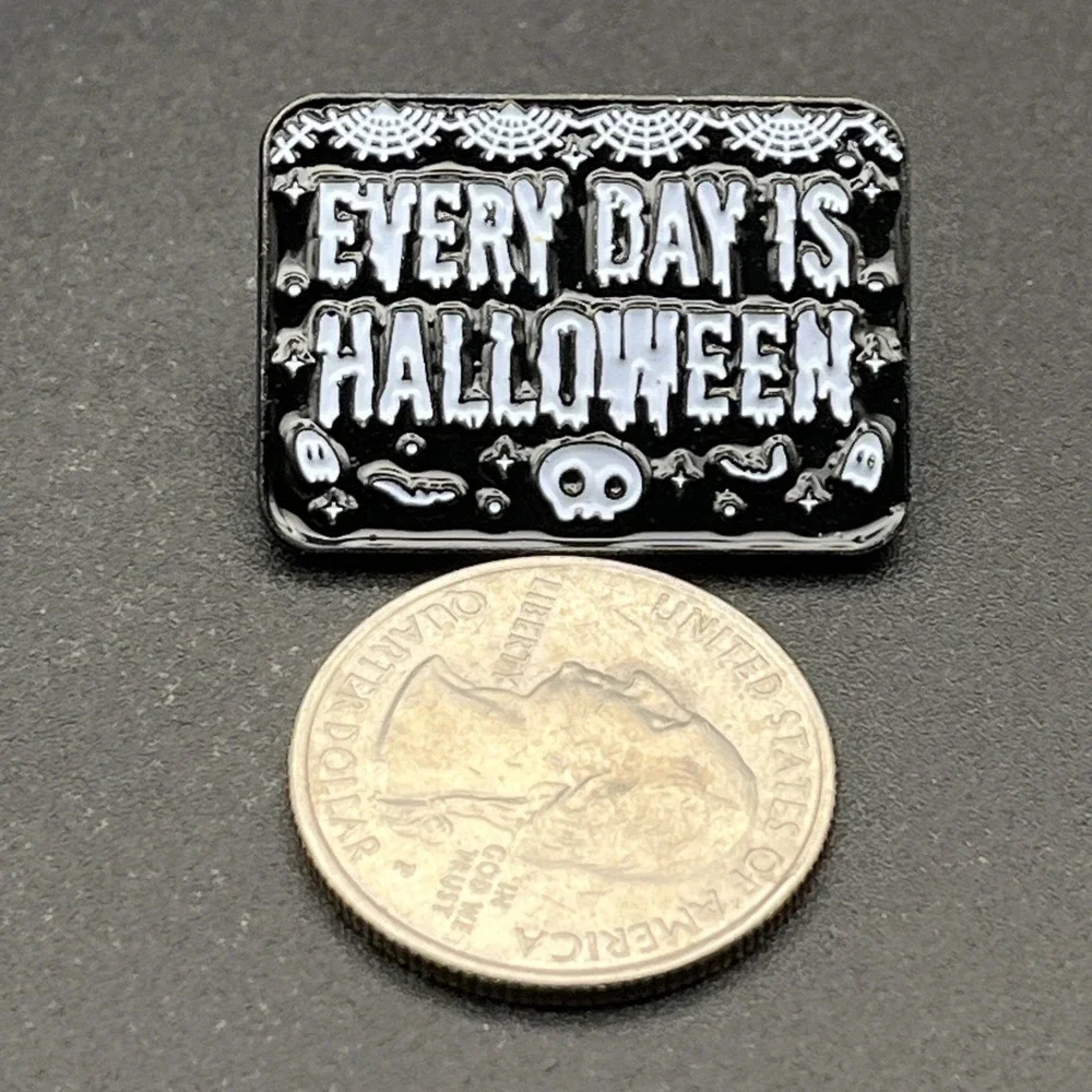 Every Day Is Halloween‎ Lapel Hat Pin